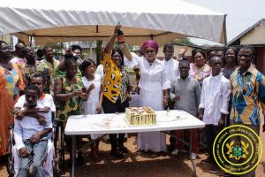 Celebration of President's Birthday with Children Disability at the Social Welfare Centre in Kumasi