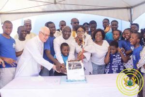 Celebration of Vice President Birthday with Children with special need