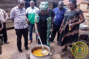 School Feeding Monitoring in Tano North Municipality